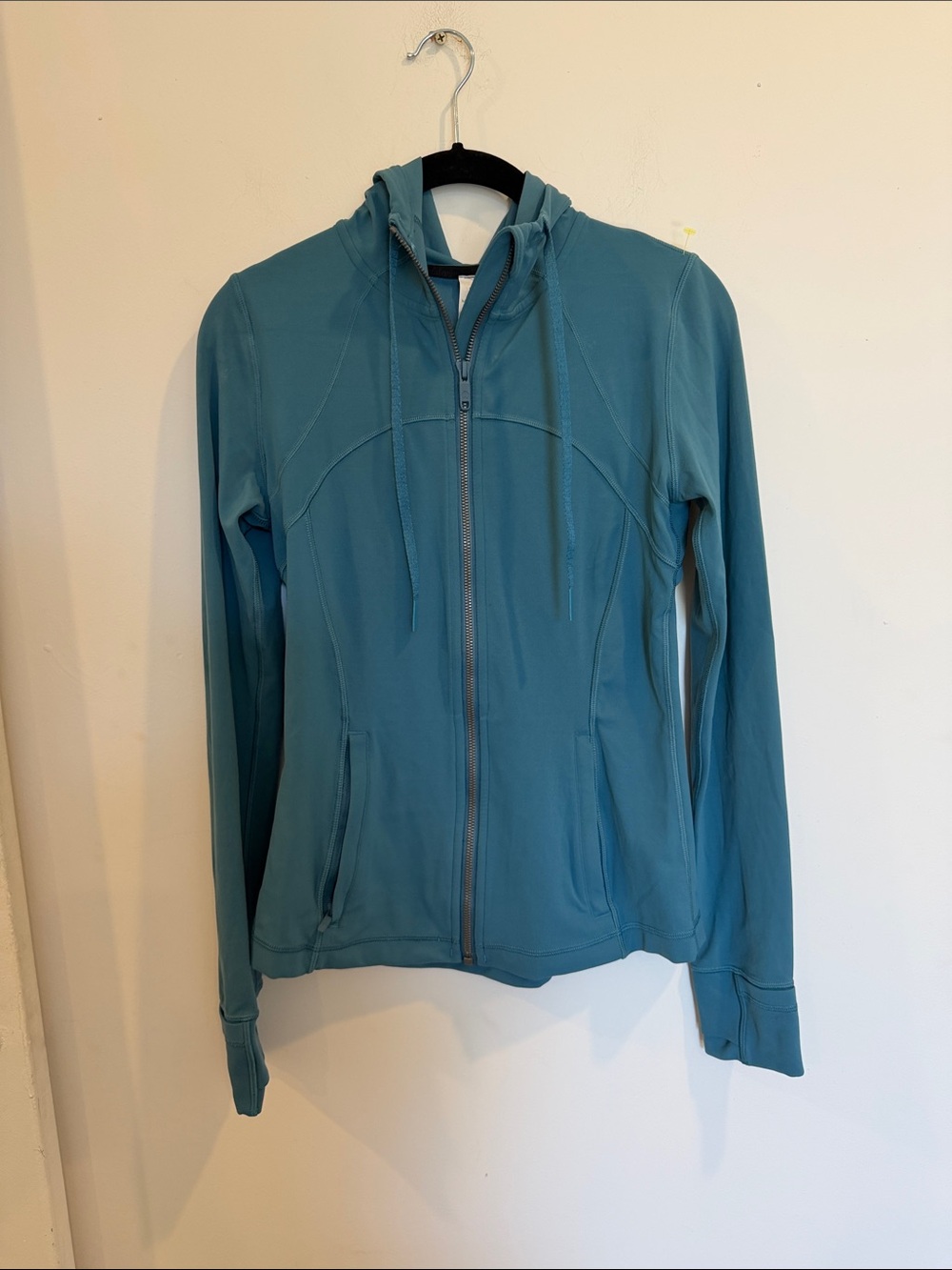 lululemon athletica aqua zip define hoodie with black trim - Picture 3 of 13